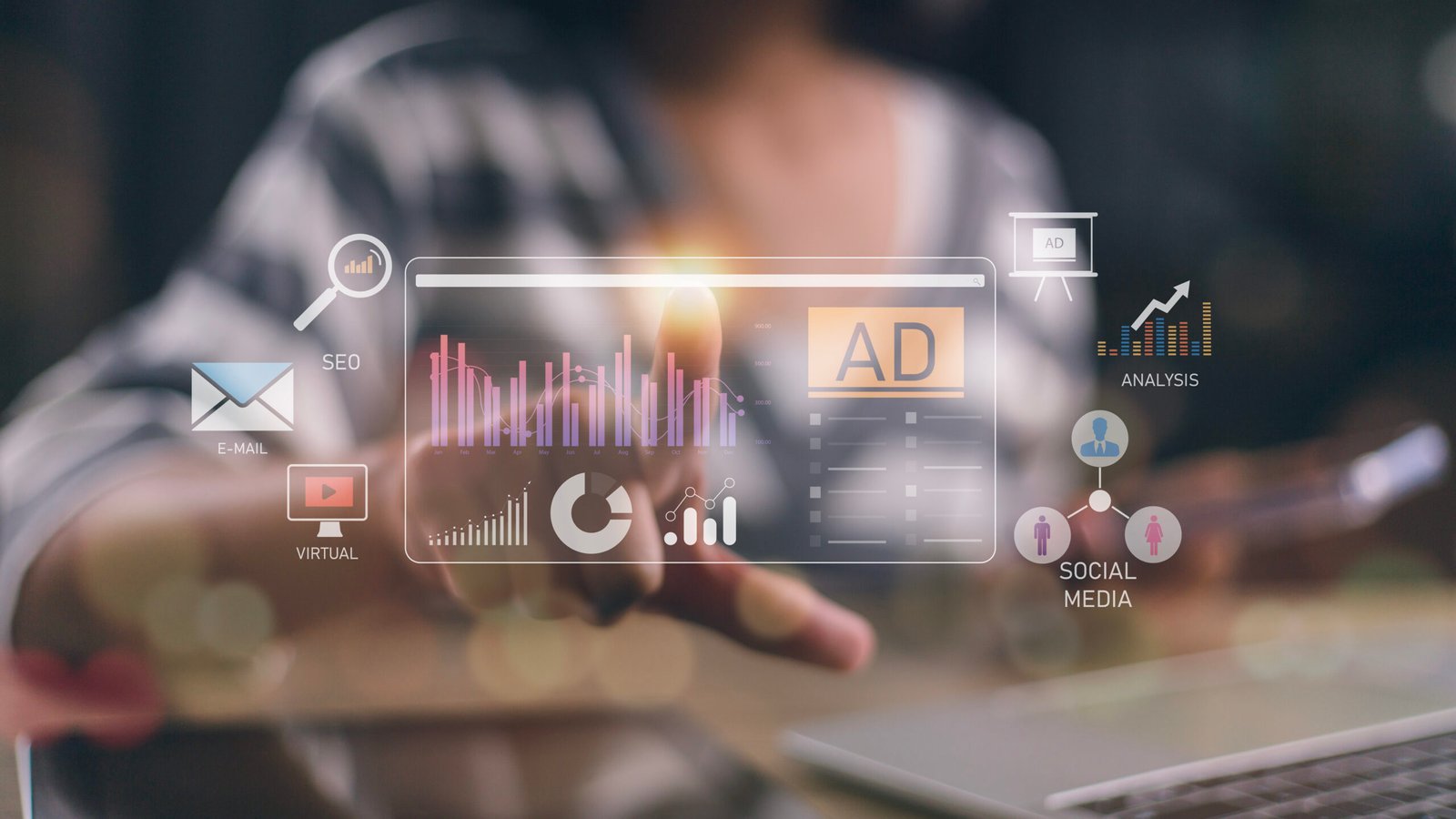 Digital marketing commerce online sale concept, Promotion of pro